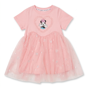 Robe Fille Fantaisie Minnie Mouse et Cœurs