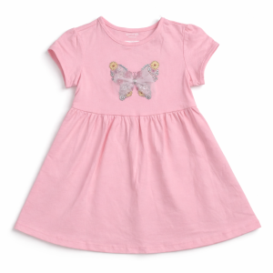 Robe Fille Décontractée Papillon Floral Printemps-Été