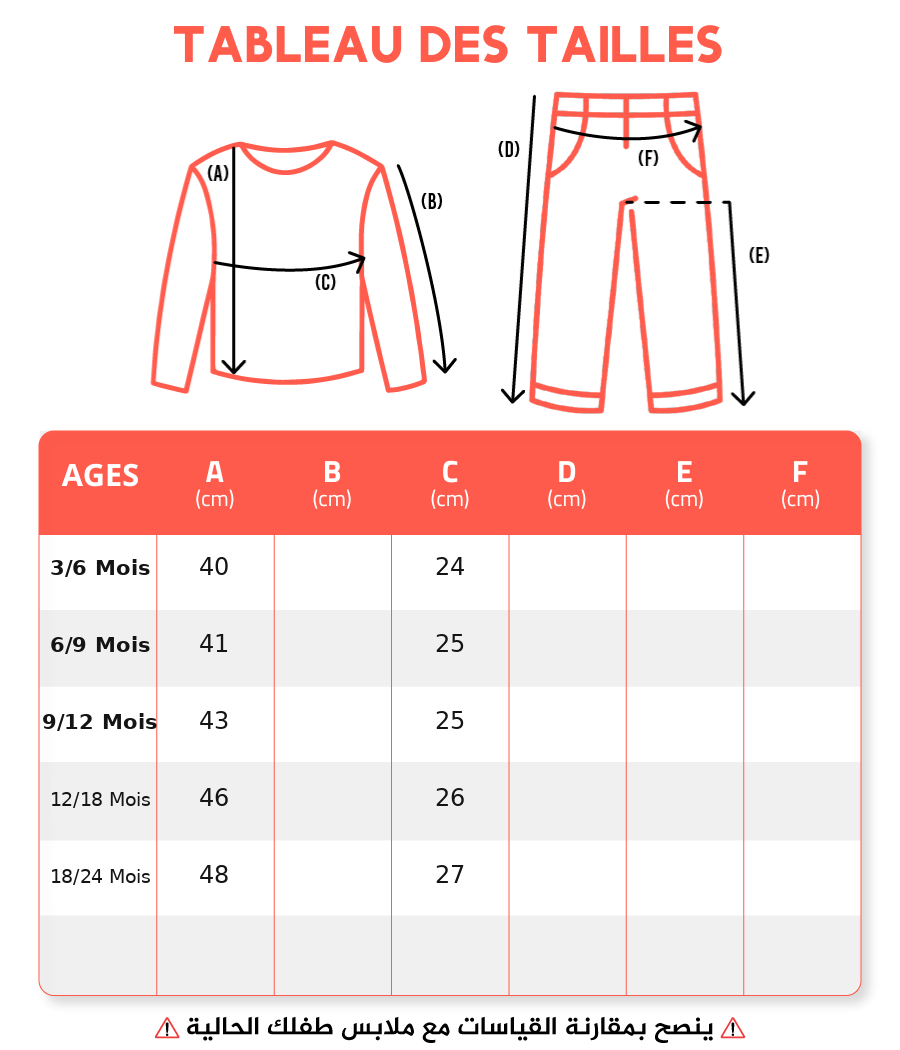 Guide des tailles