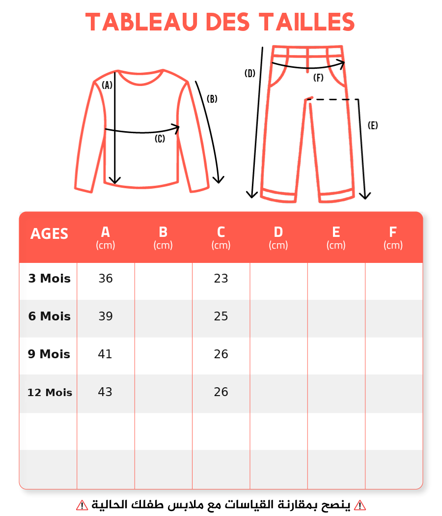 Guide des tailles
