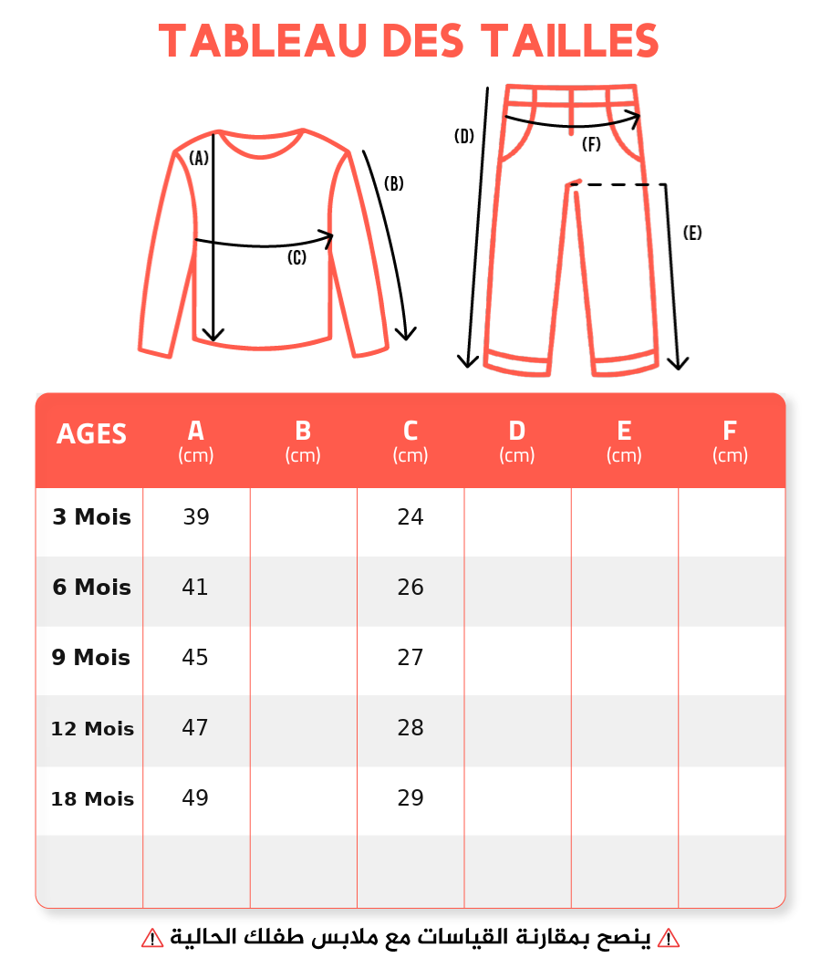 Guide des tailles