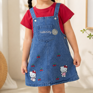 Ensemble Salopette en Jean George pour Fille