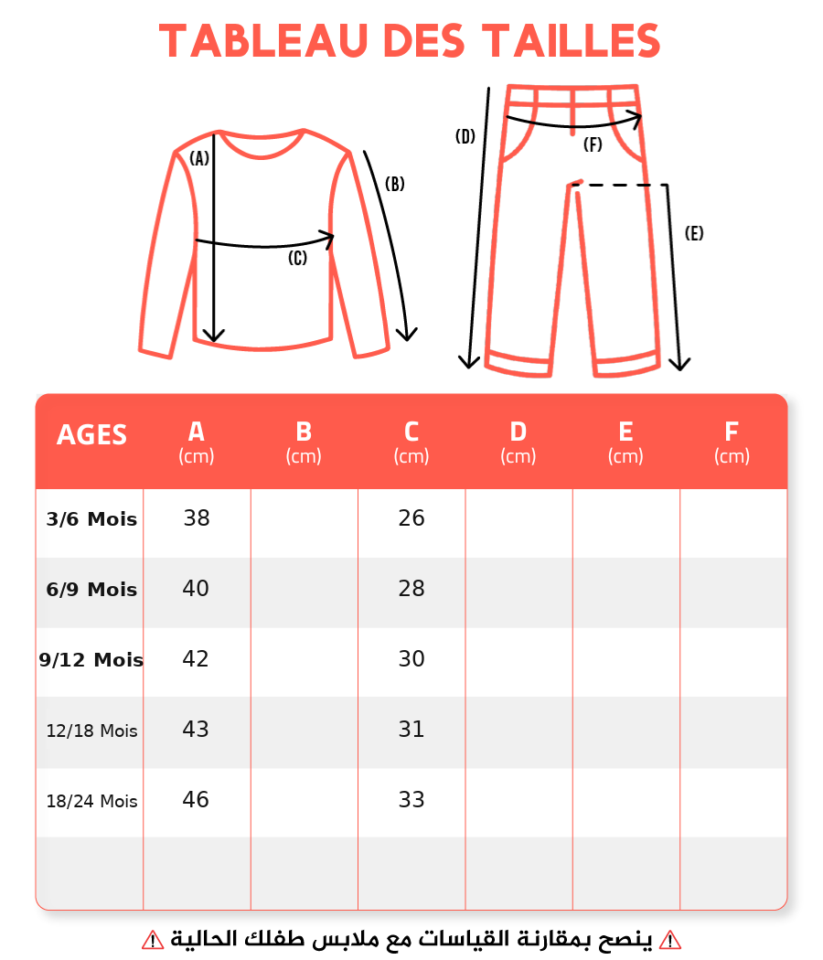 Guide des tailles
