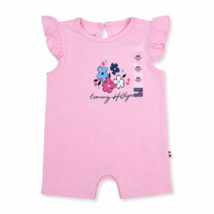 Barboteuse Fleurie pour Bébé Fille - Printemps/Été