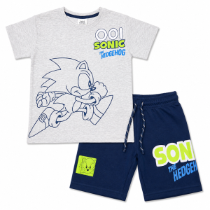 Ensemble 2 Pièces T-shirt et Shorts Décontracté Enfant