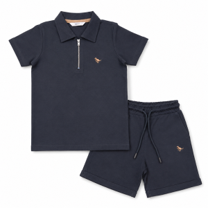 Ensemble Polo et Short Enfant Dinosaure Décontracté