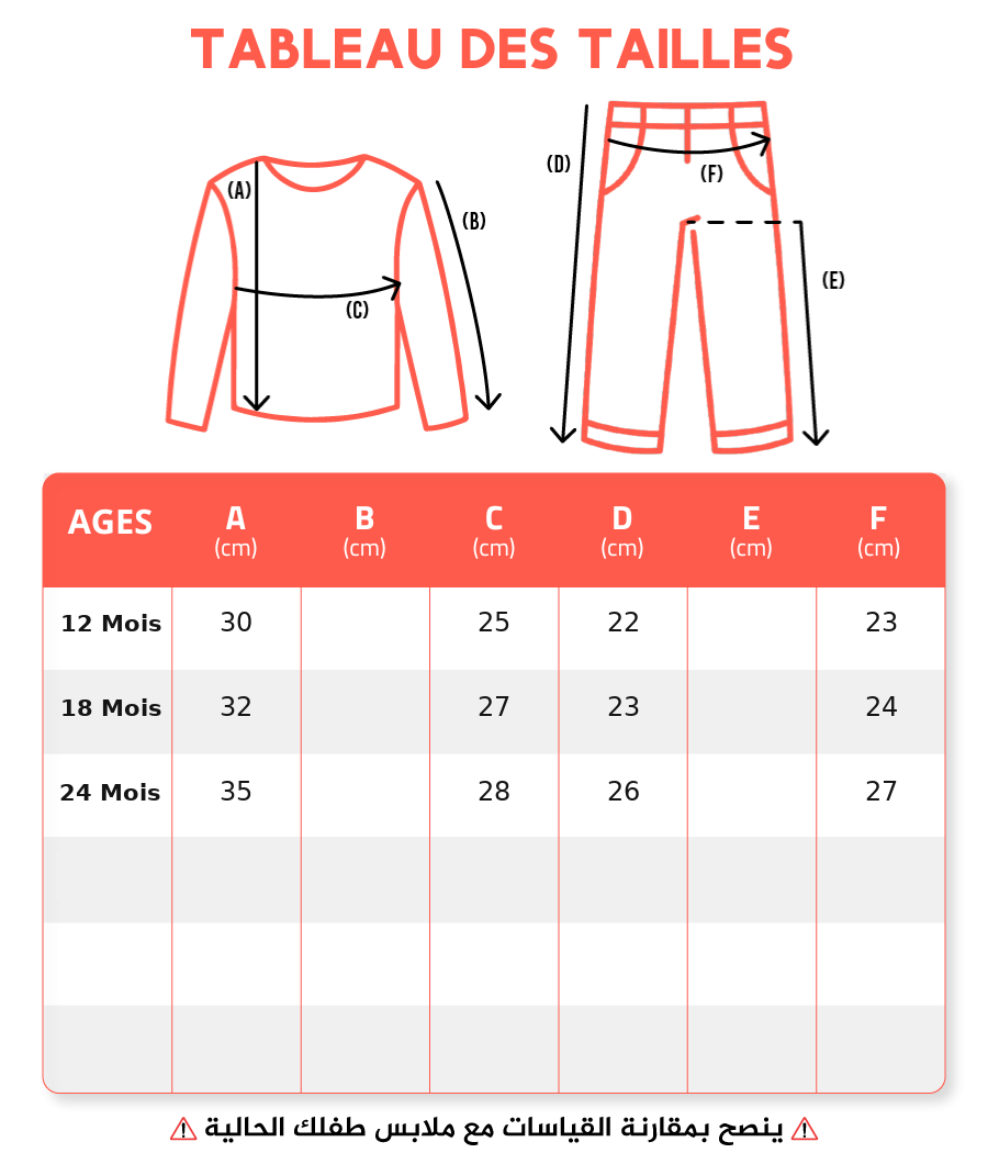 Guide des tailles