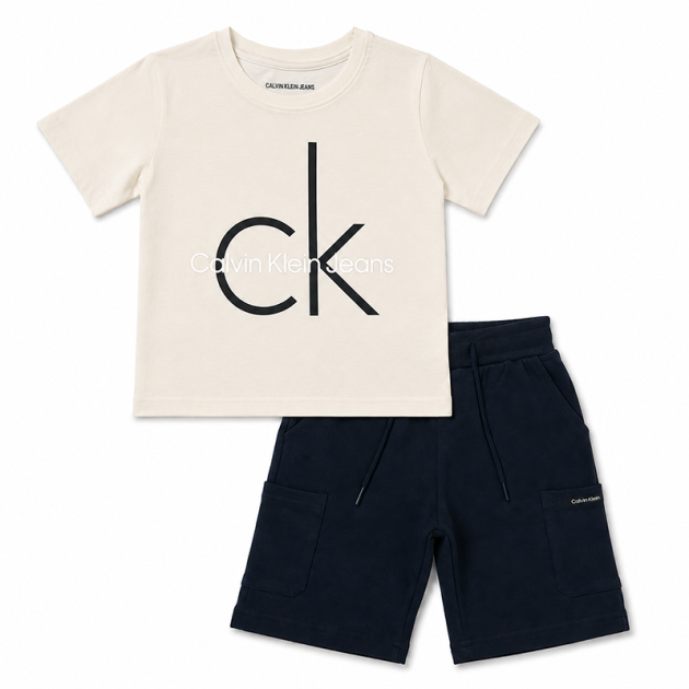 Ensemble T-shirt et Shorts Décontracté Enfant