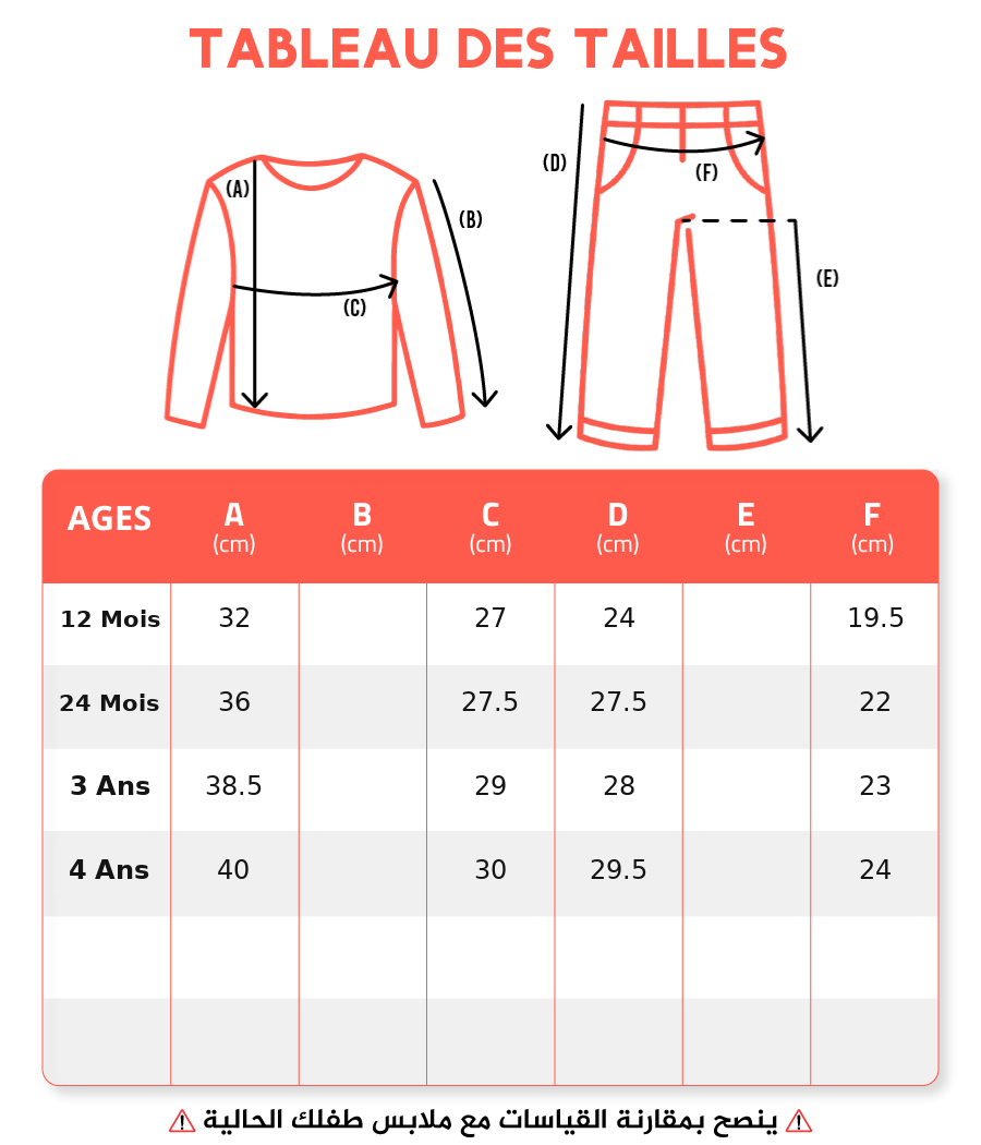 Guide des tailles