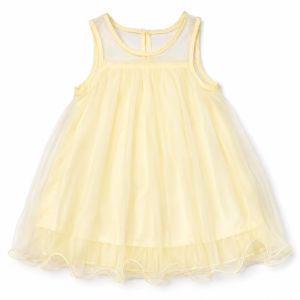 Robe Jaune Pâle Festif et Élégant