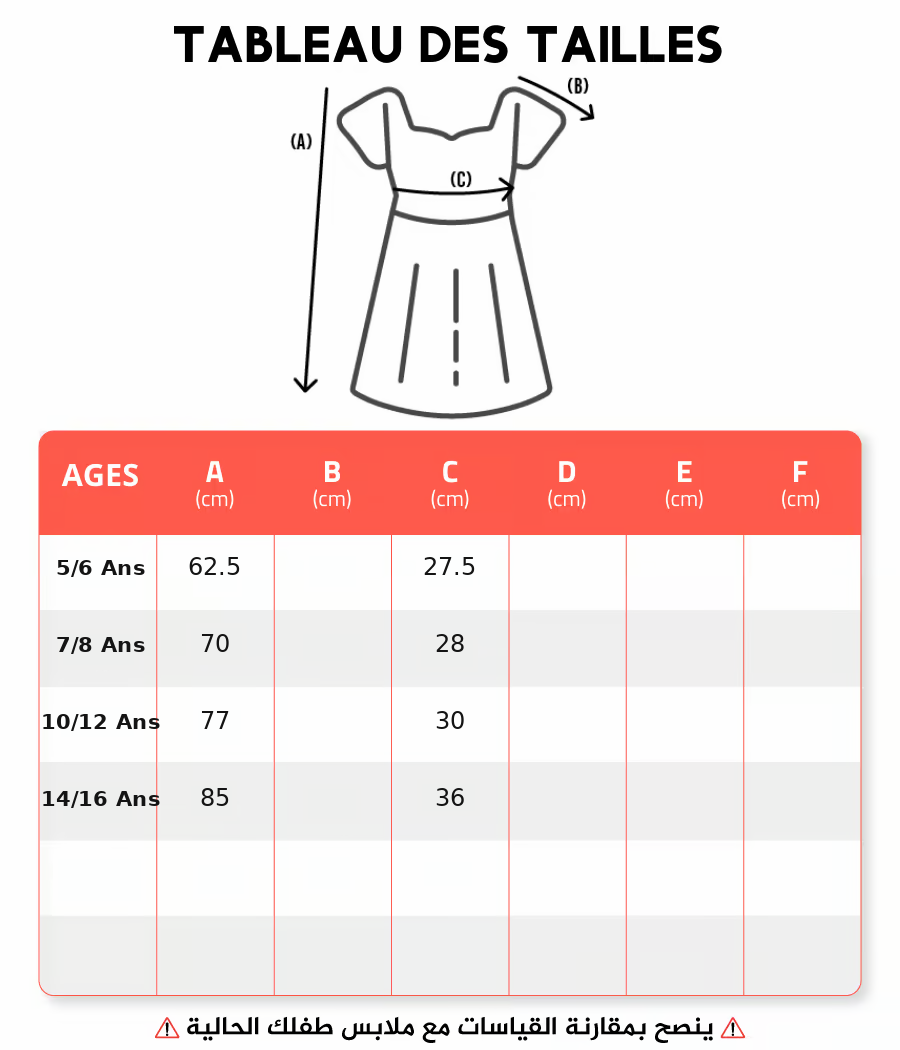 Guide des tailles