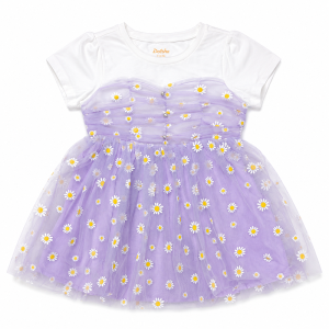 Robe Enfant à Marguerites Blanches