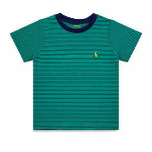 T-shirt Enfant Rayé Vert,  Printemps/Été