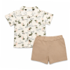 Ensemble Chemise à Manches Courtes et Short Tropical pour Enfants