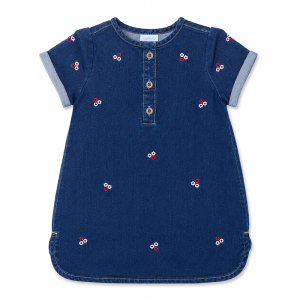 Robe Décontractée Broderies Florales Printemps-Été