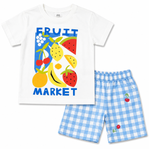 Ensemble Enfant 2 Pièces : T-shirt et Short d'Été Décontracté