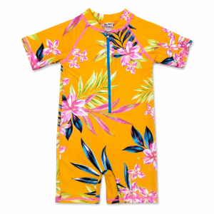 Maillot de bain une pièce motifs floraux et tropicaux