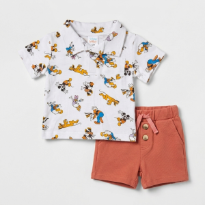 Ensemble 2 Pièces en Cotton : Polo à Manches Courtes et Short