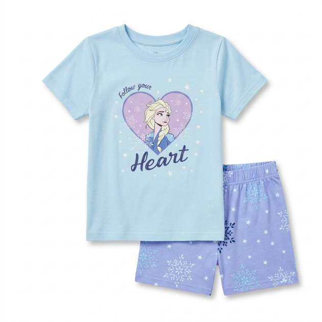 Ensemble Pyjama 2 Pièces : T-shirt et Short Frozen