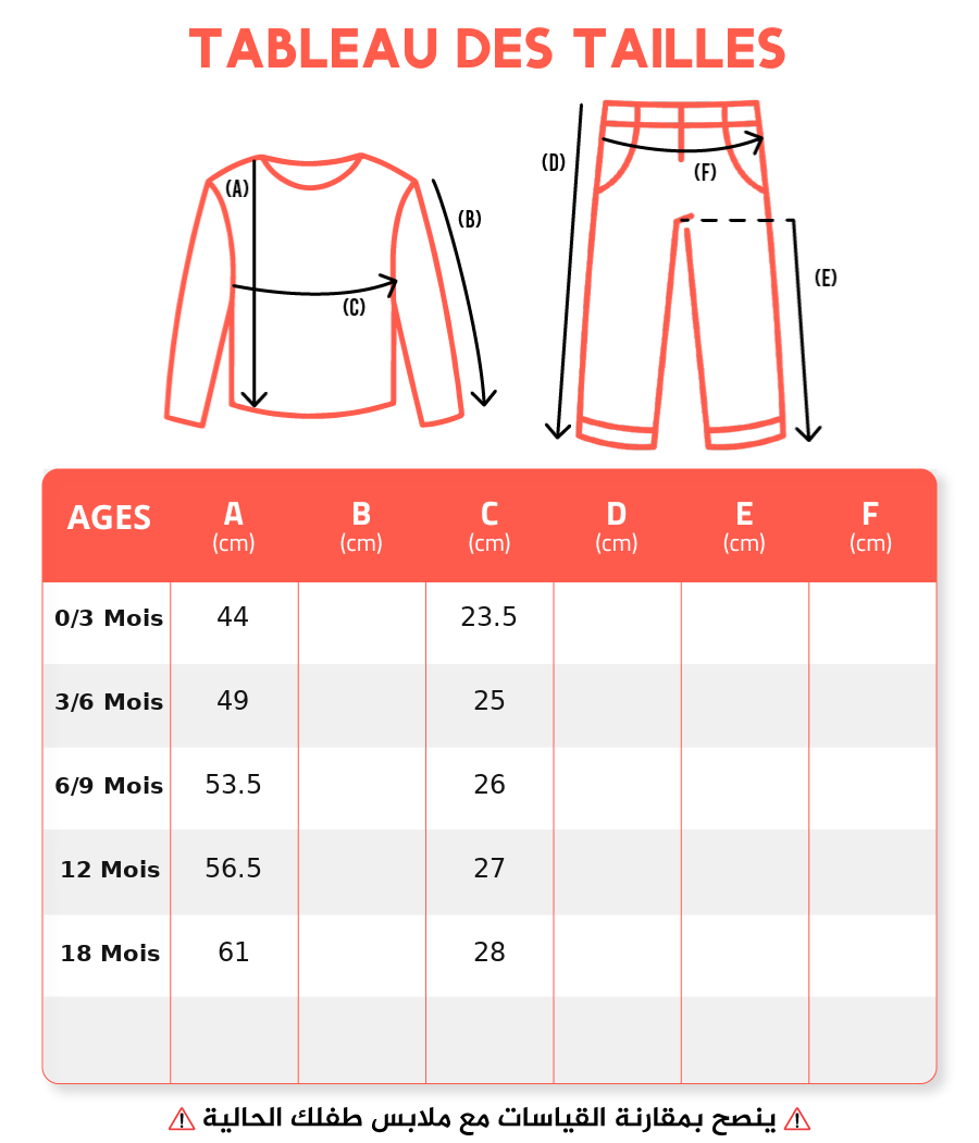 Guide des tailles