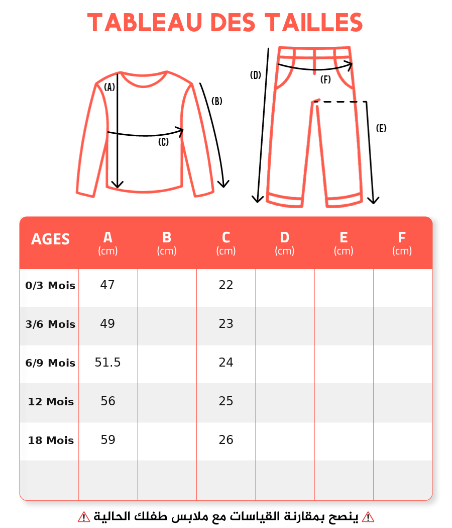 Guide des tailles