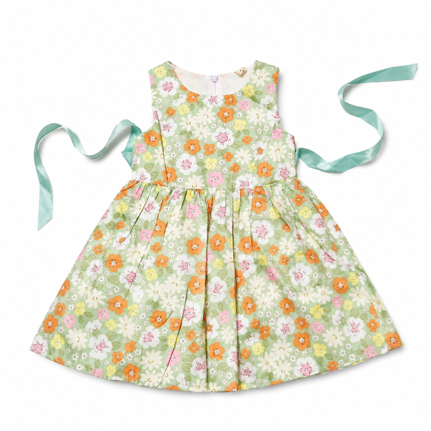 Robe Jardin Fleuri 🌸 Sans Manches