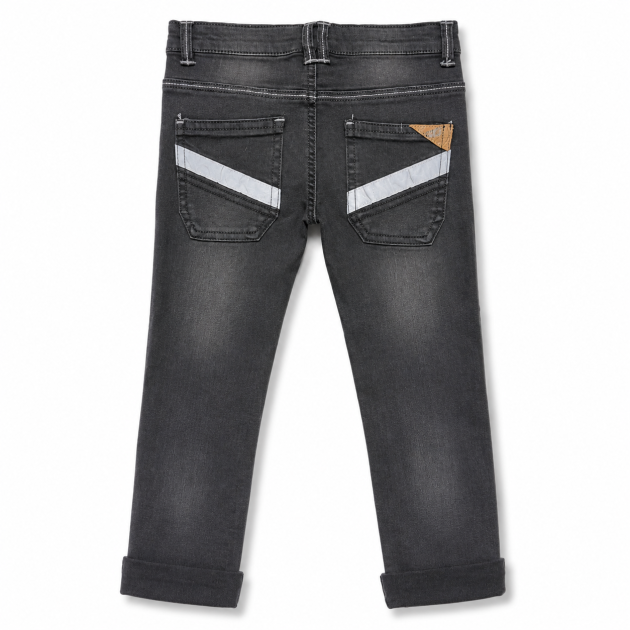 Jean Skinny Casual Délavé Grain de blé pour Garçons – Image 7