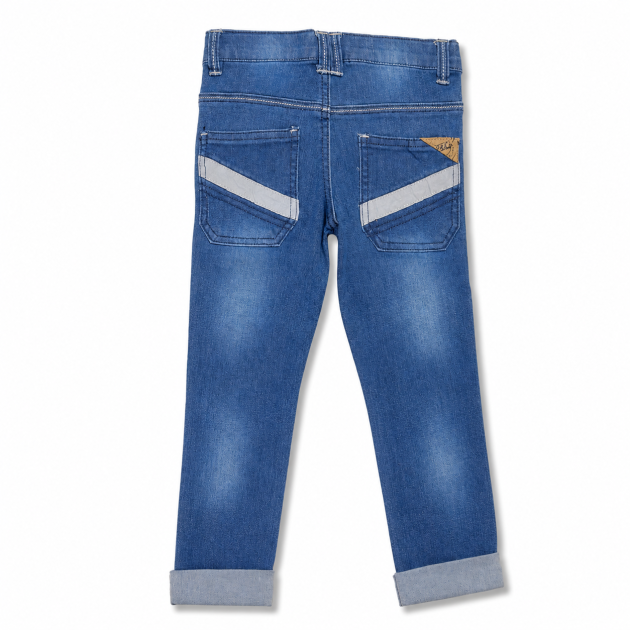 Jean Skinny Casual Délavé Grain de blé pour Garçons – Image 3