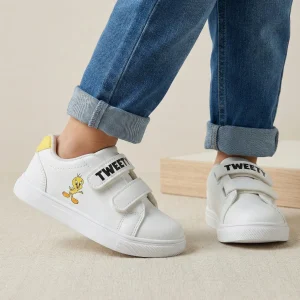 🇩🇪 Baskets Enfant Blanches Titi (Tweety) à Scratch – Style Fun & Confor