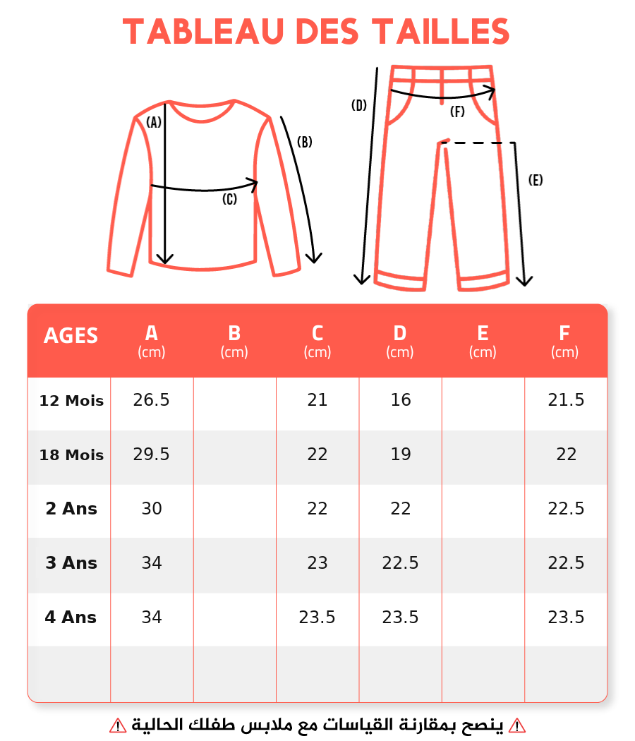 Guide des tailles