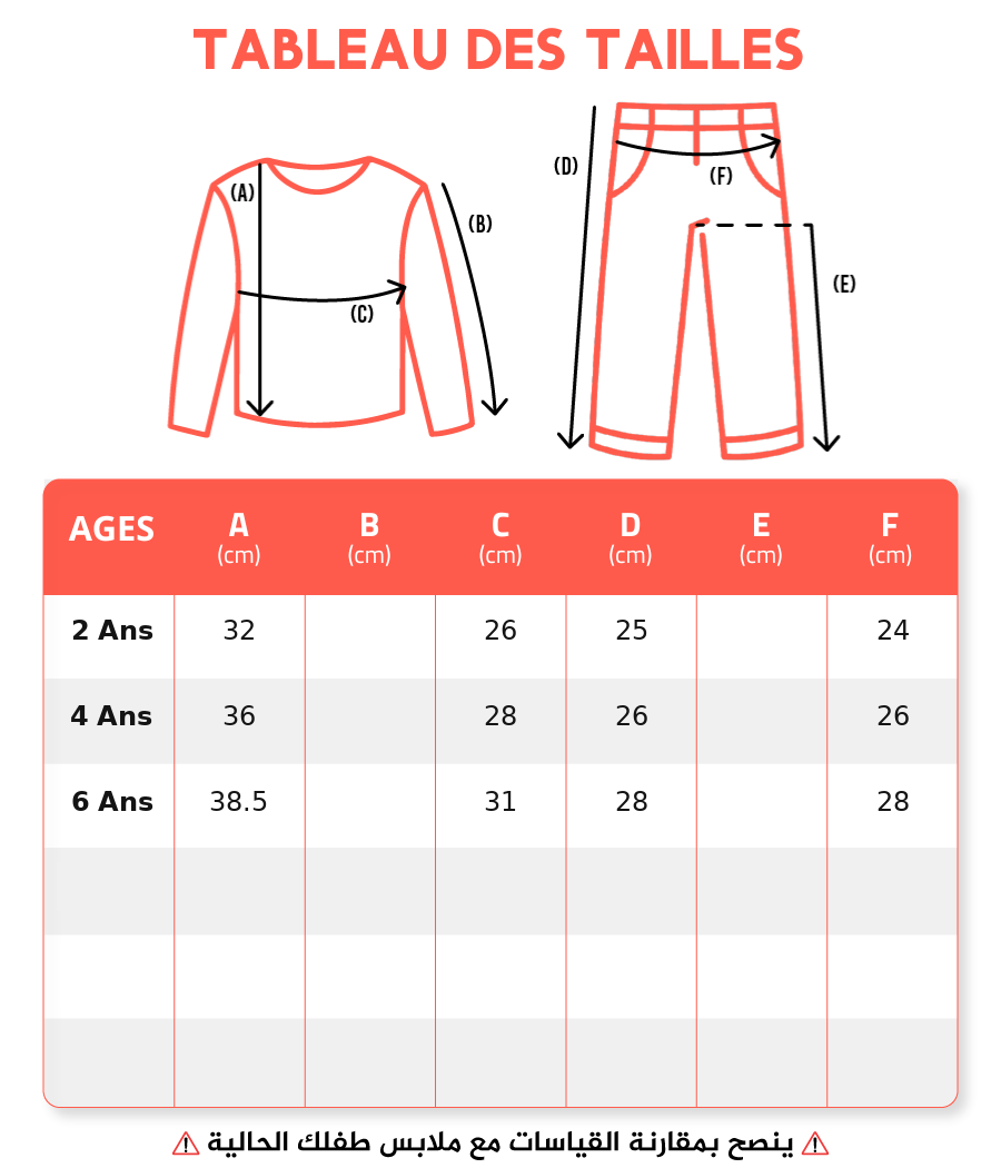 Guide des tailles