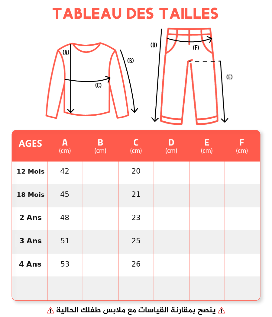 Guide des tailles
