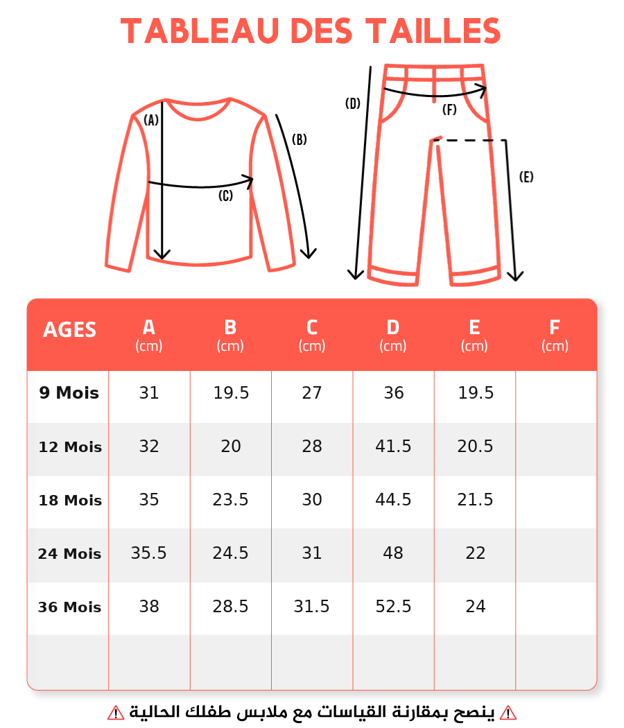 Guide des tailles
