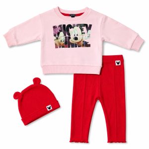 Ensemble 3 pièces décontracté pour Fillettes : sweatshirt, leggings et bonnet