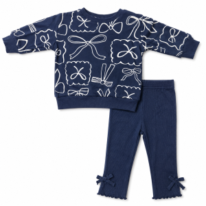 Ensemble Sweat-shirt et Legging Fille Décontracté