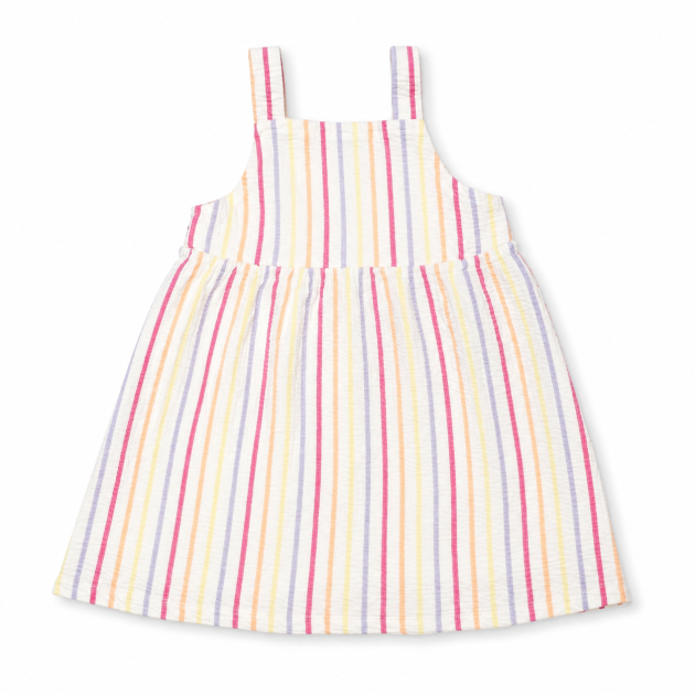 Robe Kiabi d'Été Rayée Multicolore pour Fille
