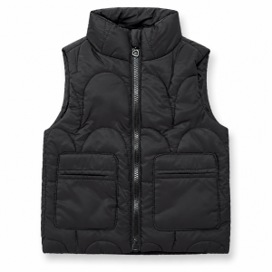 Doudoune Carter’s Sans Manches Matelassée Fillette – Col Montant & Poches Frontales - Noir, 6 Ans