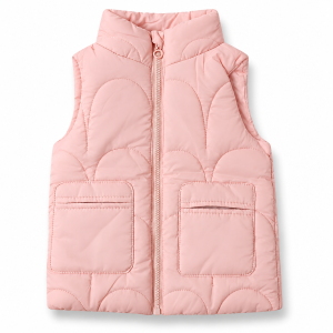 Doudoune Carter’s Sans Manches Matelassée Fillette – Col Montant & Poches Frontales