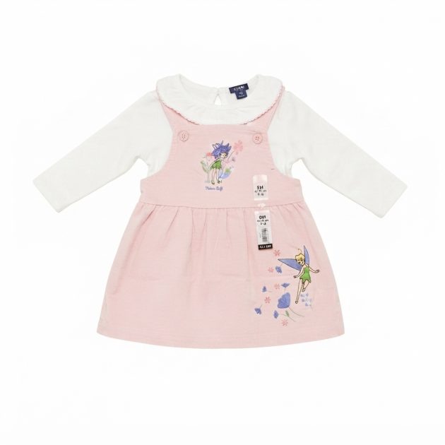 Ensemble Robe Salopette Kiabi Fille – Fée Rose