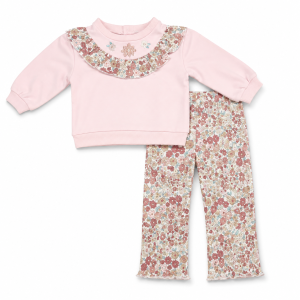 Ensemble Sweatshirt et Pantalon Bébé Fille