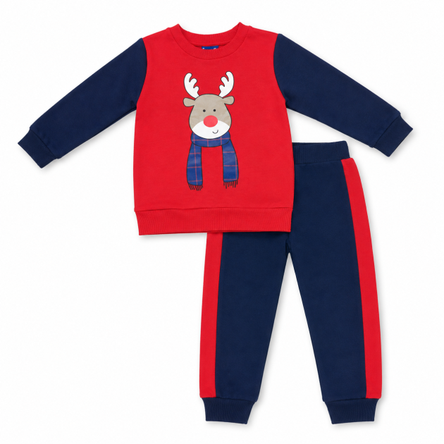 Ensemble de 2 Pièces Enfant Motif Renne Festif