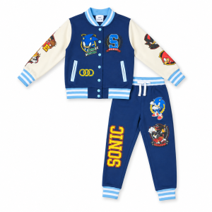 Ensemble Garçon Sonic Varsity – Veste College & Pantalon Jogging