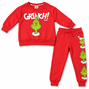 Ensemble Jogging Enfant Grinch – Rouge