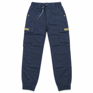 Pantalon Cargo Jogger Garçon – Bleu Marine