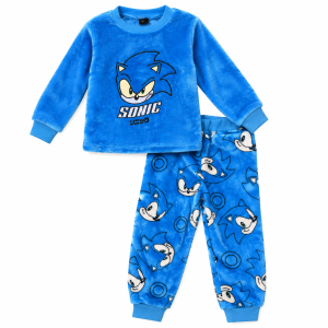 Ensemble Pyjama Enfant Bleu Polaire – Sonic 💙