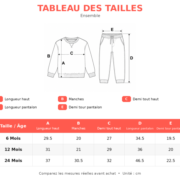 Ensemble Polaire Bébé Garçon Bleu – Sweat & Pantalon Motif Football 🏈💙 – Image 2