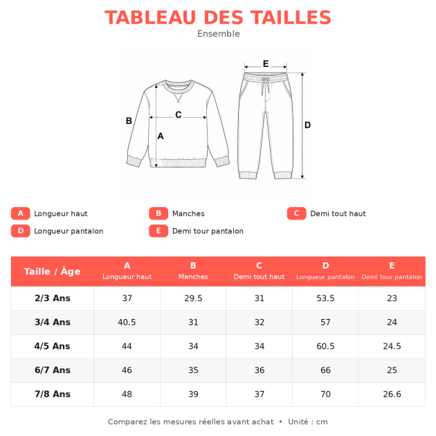 Ensemble de Survêtement 2 Pièces Enfant – Image 2