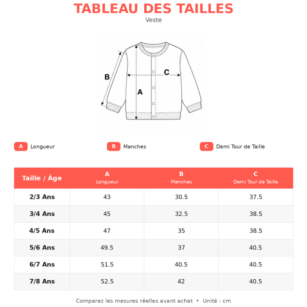 Veste matelassée à capuche pour enfant – Image 2